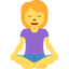 Эмодзи 🧘‍♀️ Twitter.com