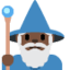 Эмодзи 🧙🏿‍♂️ Twitter.com