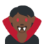 Эмодзи 🧛🏿 Twitter.com