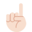 Эмодзи ☝🏻 Twitter.com