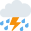 Эмодзи ⛈️ Twitter.com