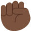Эмодзи ✊🏿 Twitter.com